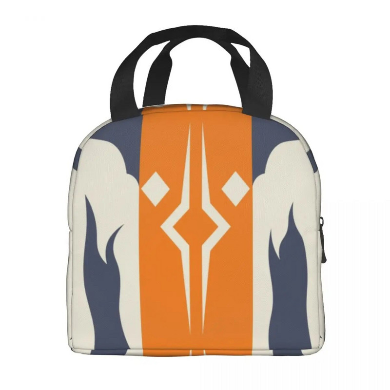 Fulcrum Ahsoka Tano izolēta pusdienu soma sievietēm ūdensnecaurlaidīga termiskā dzesētāja pusdienu kaste pludmales kempingam ceļojumu piknika pārtikas somas