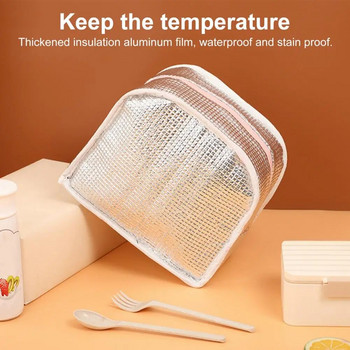 Τσάντα μεσημεριανού κινουμένων σχεδίων Θερμομονωμένο κουτί γεύματος Tote Cooler Handbag Αδιάβροχο σακίδιο πλάτης Bento Pouch Company Τσάντες αποθήκευσης τροφίμων