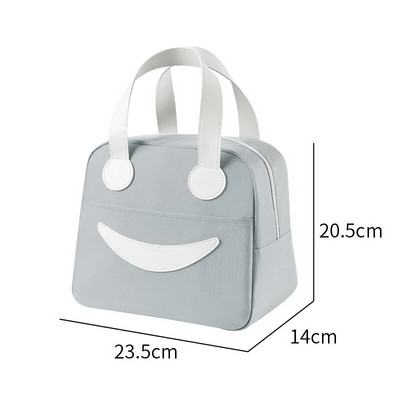 1 ΤΕΜ Φορητή τσάντα μεσημεριανού γεύματος με μόνωση ψυγμένη ασφάλεια τροφίμων ζεστή τσάντα μεσημεριανού για κορίτσια ζεστό φαγητό τσάντα μεσημεριανού πικνίκ γυναικεία τσάντα μεσημεριανού γεύματος
