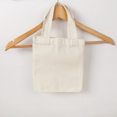 3 Izmēri Pure Color Lielas ietilpības iepirkumu soma Eco Tote kokvilnas audums atkārtoti lietojams sievietēm Vīriešu veļa vienkārša uzglabāšana rokassomu dāvanas