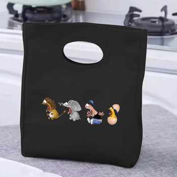 Χειρολαβή τσάντα μεσημεριανού γεύματος μονωτική τσάντα ψυγείου Cartoon Τυπωμένο κουτί μεσημεριανού πικ-νικ Ταξίδι Φορητή αποθήκευση τροφίμων Πρωινό θερμική τσάντα τροφίμων