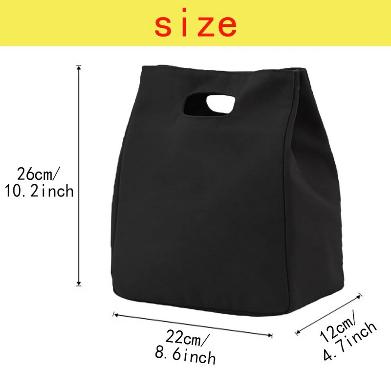 Pusdienu maisiņa roktura izolācijas dzesētāja soma karikatūra, apdrukāta pusdienu kastīte, pikniks ceļojumi, pārnēsājama pārtikas uzglabāšana brokastu termiskā pārtikas soma