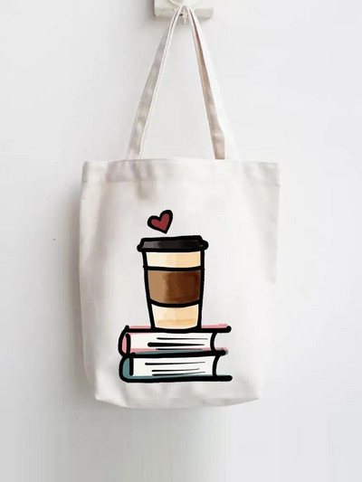 Sieviešu apdruka Panda Jauna 90. gadu Mīlestība Shopper Rokassomas Sieviešu pleciem Mode Ikdienas iepirkšanās Meitenes Grafiska audekla soma