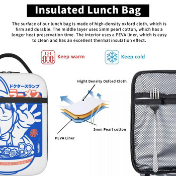 Arale From Dr Slump Thermal Insolated Lunch Bags Work Portable Box for Lunch Thermal Cooler Lunch Box