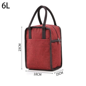 6L термоизолирани чанти за жени, деца, пикник, охладител, чанта за обяд, охладител, кутия за обяд Bento, чанти