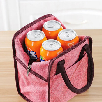 6 λίτρων θερμομονωτικές τσάντες για γυναίκες Παιδικές τσάντες για πικ-νικ Cooler τσάντα μεσημεριανού φαγητού Cooler Bento Lunch Box Τσάντες