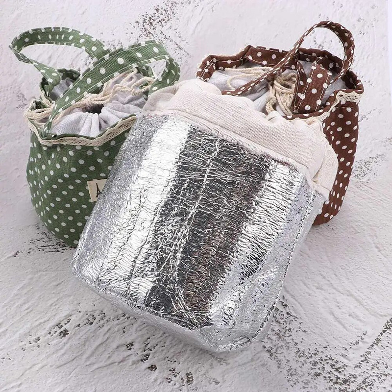 Sieviešu pusdienu soma Sieviešu termiski izolēta pusdienu kastīte Tote dzesēšanas soma Bento maisiņš pusdienu konteiners bolsa feminina