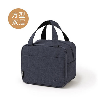 Necaurlaidīgs darbam Pārnēsājams pārtikas uzglabāšanas saldējams aukstuma maiss pusdienu kaste pusdienu soma izolēta pusdienu soma