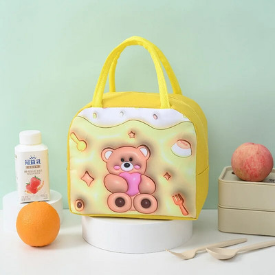 Crtani filmovi, djeca, djeca, bento torba, termo torbe od aluminijske folije za djevojčice, izolacija, vodootporna kutija za ručak, školski ured, piknik