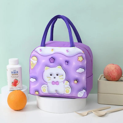 Crtani filmovi, djeca, djeca, bento torba, termo torbe od aluminijske folije za djevojčice, izolacija, vodootporna kutija za ručak, školski ured, piknik