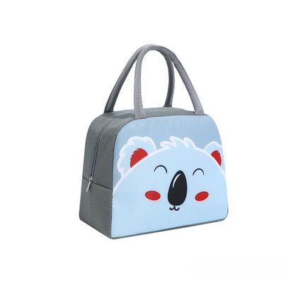 Φορητή μονωμένη θερμική τσάντα μεσημεριανού γεύματος Χαριτωμένα κινούμενα σχέδια για πικνίκ αποθήκευση τροφίμων Κουτί μεσημεριανού γεύματος Τσάντες ψυγείου για γυναίκες κορίτσι Παιδιά Παιδιά
