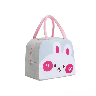 Φορητή μονωμένη θερμική τσάντα μεσημεριανού γεύματος Χαριτωμένα κινούμενα σχέδια για πικνίκ αποθήκευση τροφίμων Κουτί μεσημεριανού γεύματος Τσάντες ψυγείου για γυναίκες κορίτσι Παιδιά Παιδιά
