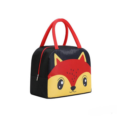 Φορητή μονωμένη θερμική τσάντα μεσημεριανού γεύματος Χαριτωμένα κινούμενα σχέδια για πικνίκ αποθήκευση τροφίμων Κουτί μεσημεριανού γεύματος Τσάντες ψυγείου για γυναίκες κορίτσι Παιδιά Παιδιά