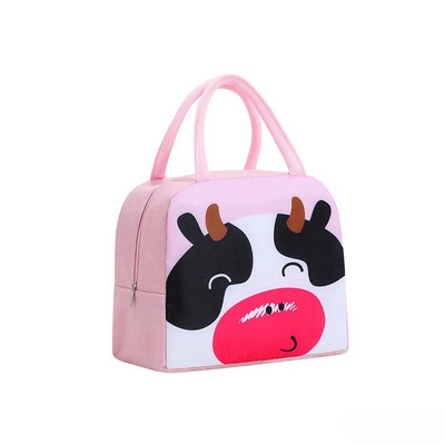 Φορητή μονωμένη θερμική τσάντα μεσημεριανού γεύματος Χαριτωμένα κινούμενα σχέδια για πικνίκ αποθήκευση τροφίμων Κουτί μεσημεριανού γεύματος Τσάντες ψυγείου για γυναίκες κορίτσι Παιδιά Παιδιά