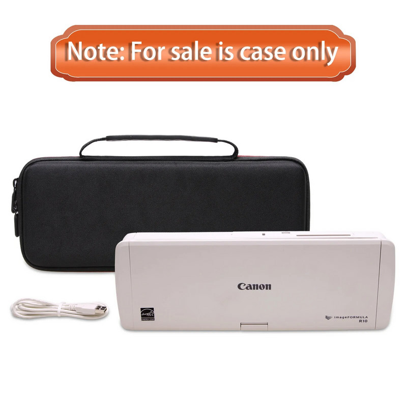 Σκληρή θήκη LTGEM EVA για φορητός σαρωτής εγγράφων Canon Image FORMULA R10 - Προστατευτική τσάντα αποθήκευσης