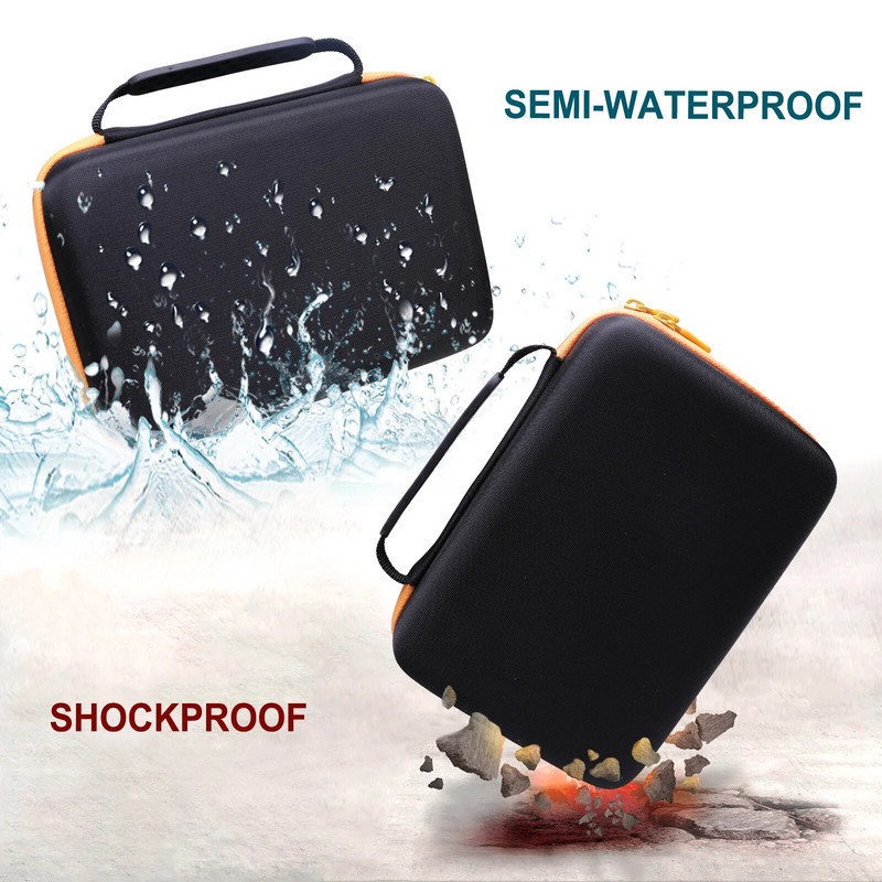 Σκληρή θήκη LTGEM EVA για μίνι προβολέα, AuKing αναβαθμισμένος 1080P υποστηριζόμενος προβολέας εξωτερικού χώρου, προβολέας για εξωτερική χρήση συμβατός