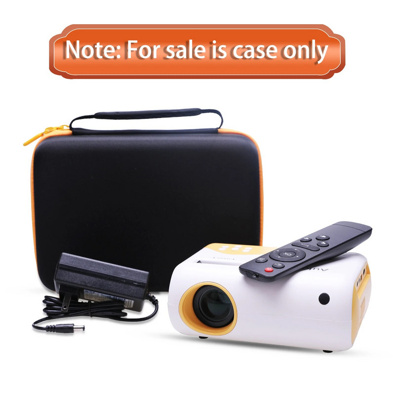 Σκληρή θήκη LTGEM EVA για μίνι προβολέα, AuKing αναβαθμισμένος 1080P υποστηριζόμενος προβολέας εξωτερικού χώρου, προβολέας για εξωτερική χρήση συμβατός