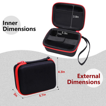 LTGEM EVA Hard Case for Zoom F3 Professional Field Recorder - Travel Protective Carrying Storage Bag
