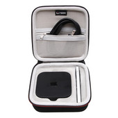 LTGEM EVA cietais futrālis 2022. gada Apple TV 4K Wi‑Fi ar 64 GB krātuvi (3. paaudze) — ceļojumi — aizsargājoša soma pārnēsāšanai