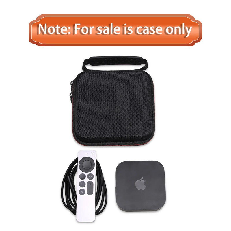 LTGEM EVA cietais futrālis 2022. gada Apple TV 4K Wi‑Fi ar 64 GB krātuvi (3. paaudze) — ceļojumi — aizsargājoša soma pārnēsāšanai