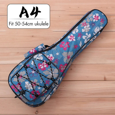 21-26 in 10 mm pamučna podstava, ukulele torba, vodootporna torbica, zaštitnik, mini gitara, torba za ramena, torba za bas glazbene instrumente