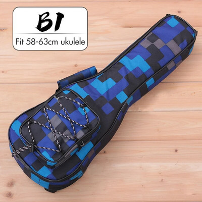 21-26 in 10 mm pamučna podstava, ukulele torba, vodootporna torbica, zaštitnik, mini gitara, torba za ramena, torba za bas glazbene instrumente