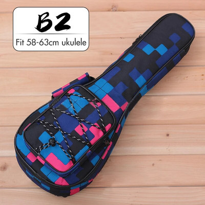 21-26 in 10 mm pamučna podstava, ukulele torba, vodootporna torbica, zaštitnik, mini gitara, torba za ramena, torba za bas glazbene instrumente