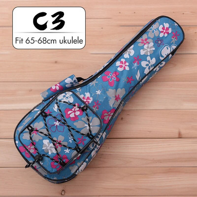 21-26 in 10 mm pamučna podstava, ukulele torba, vodootporna torbica, zaštitnik, mini gitara, torba za ramena, torba za bas glazbene instrumente