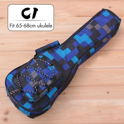 21-26 in 10 mm pamučna podstava, ukulele torba, vodootporna torbica, zaštitnik, mini gitara, torba za ramena, torba za bas glazbene instrumente