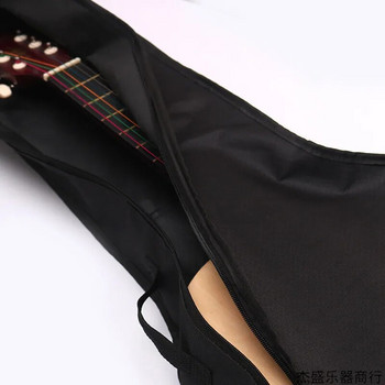 38in/41in чанта за китара от оксфордски плат Меки двойни презрамки Подплатена акустична китара Водоустойчива раница Чанти за инструменти Калъф