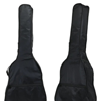 38in/41in чанта за китара от оксфордски плат Меки двойни презрамки Подплатена акустична китара Водоустойчива раница Чанти за инструменти Калъф