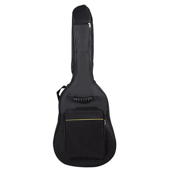 Мека вътрешна обвивка Подплатен защитен цип Джобове от оксфордски плат за носене Водоустойчива чанта за китара Удебелен калъф с пълен размер