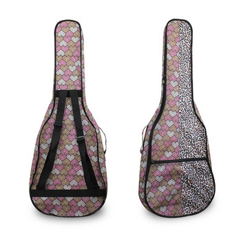Чанта за китара 36/41 инча 900D водоустойчив моден калъф за китара от плат Оксфорд Раница за китара с двойни презрамки