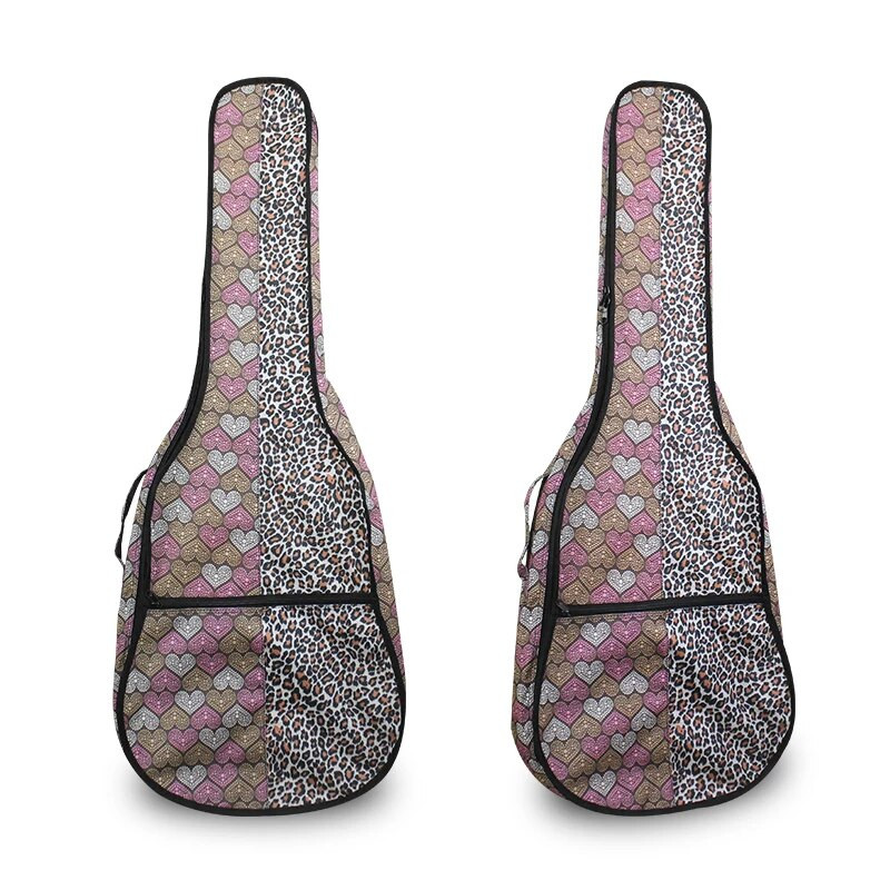 Kitarrikott 36/41 tolline 900D veekindel Oxfordi kangast moekas kitarrikohv, kahe õlarihmadega kitarri seljakott
