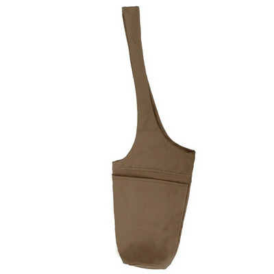 Τσάντα γιόγκα ματ Βαμβακερή καμβά μεγάλη θήκη μεταφοράς με ρυθμιζόμενο ιμάντα ώμου Αθλητική τσάντα αποθήκευσης τσέπη 5 χρωμάτων Σακίδιο πλάτης