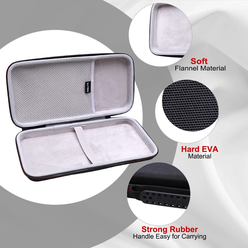 LTGEM cietā futrāļa nomaiņa Logitech MX Keys Mini Minimalist bezvadu apgaismota tastatūrai, somiņa ceļojumu glabāšanai