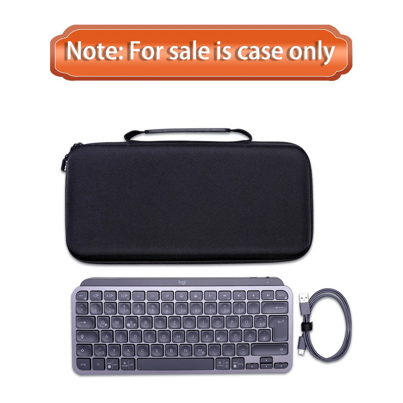 LTGEM cietā futrāļa nomaiņa Logitech MX Keys Mini Minimalist bezvadu apgaismota tastatūrai, somiņa ceļojumu glabāšanai