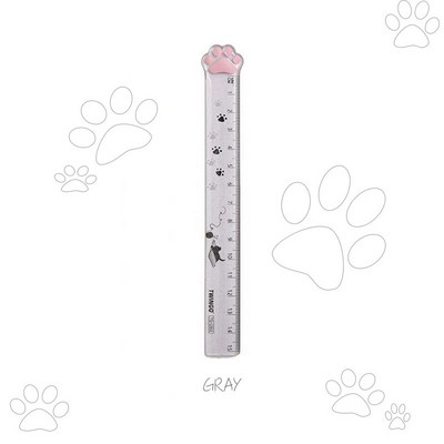 Armsad kassikäpa plastikust sirged joonlauad Kawaii kooli kontoritarvete planeerija tarvikud õpilaste auhind Joonistustööriistad