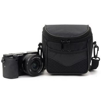 Νέα θήκη φωτογραφιών για φωτογραφική τσάντα φωτογραφικής μηχανής SLR Αδιάβροχη τσάντα ώμου ψηφιακής φωτογραφίας, ανθεκτική σε κραδασμούς, χειρός συμβατή για τη Nikon Canon