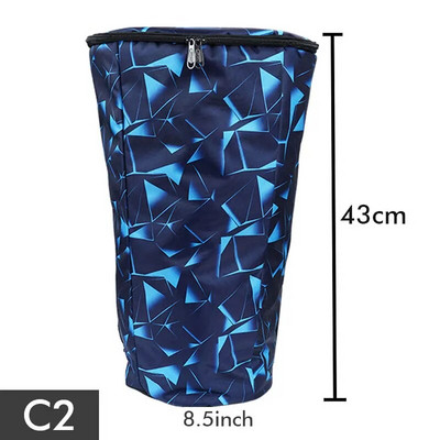 Bungu soma pārnēsāšanas soma uzglabāšanas ceļojumu pārnēsājama bieza triecienizturīga ūdensizturīga plecu mugursoma Rokas bungu mūzikas instrumentu rokassoma