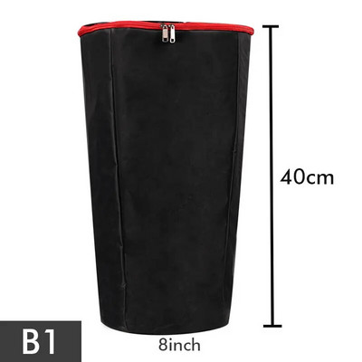 Bungu soma pārnēsāšanas soma uzglabāšanas ceļojumu pārnēsājama bieza triecienizturīga ūdensizturīga plecu mugursoma Rokas bungu mūzikas instrumentu rokassoma