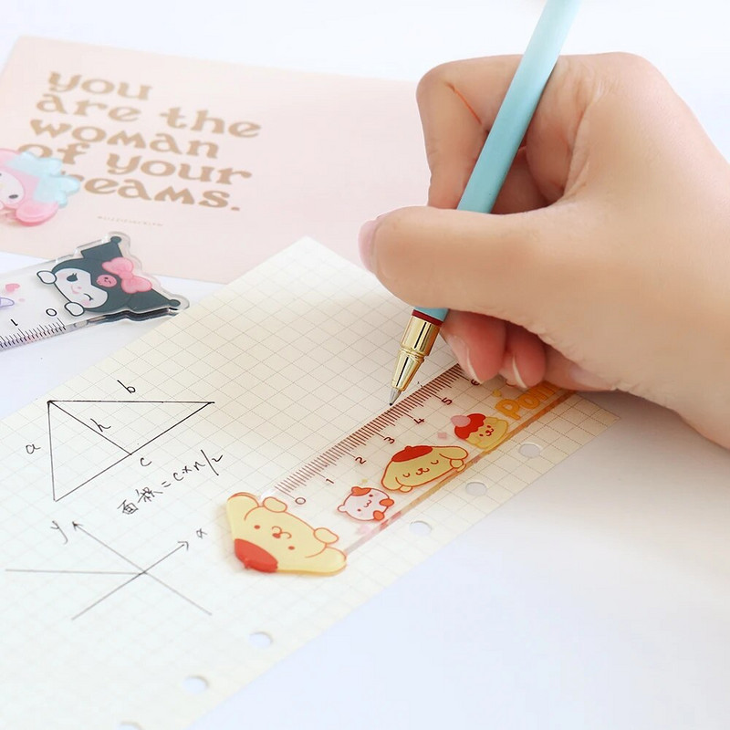 15cm Slatko ravnalo Školski pribor Kawaii dodaci Alat za crtanje Korejski pribor za pisanje Fournitures Scolaires Student Regla ravnalo
