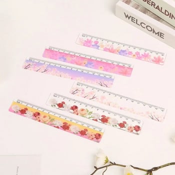 Cute Acrylic Straight Rulers Kawaii School Supplies Office Planner Αξεσουάρ Εργαλεία ζωγραφικής βραβείων μαθητών