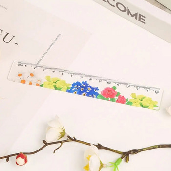 Cute Acrylic Straight Rulers Kawaii School Supplies Office Planner Αξεσουάρ Εργαλεία ζωγραφικής βραβείων μαθητών