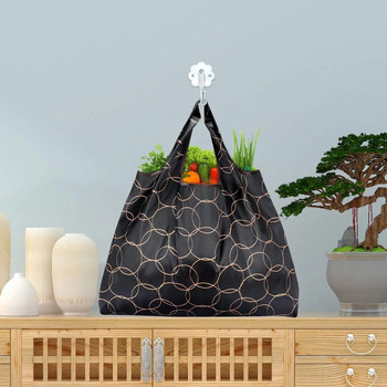 Унисекс сгъваема удобна пазарска чанта Многократна торбичка за многократна употреба Рециклирайте водоустойчиви чанти за съхранение Примерна пътна чанта