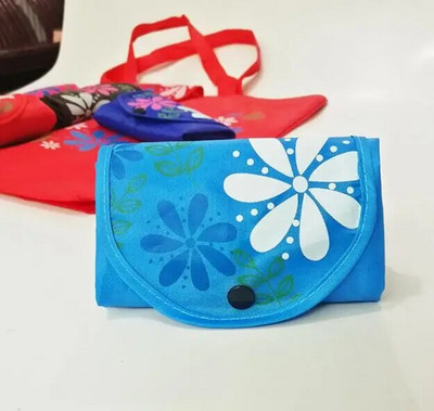 Νέα γυναικεία πτυσσόμενη τσάντα αγορών Επαναχρησιμοποιήσιμη Floral τσάντα μεγάλης χωρητικότητας Oxford υφασμάτινη καθημερινή τσάντα παντοπωλείου Ανθεκτική γυναικεία τσάντα