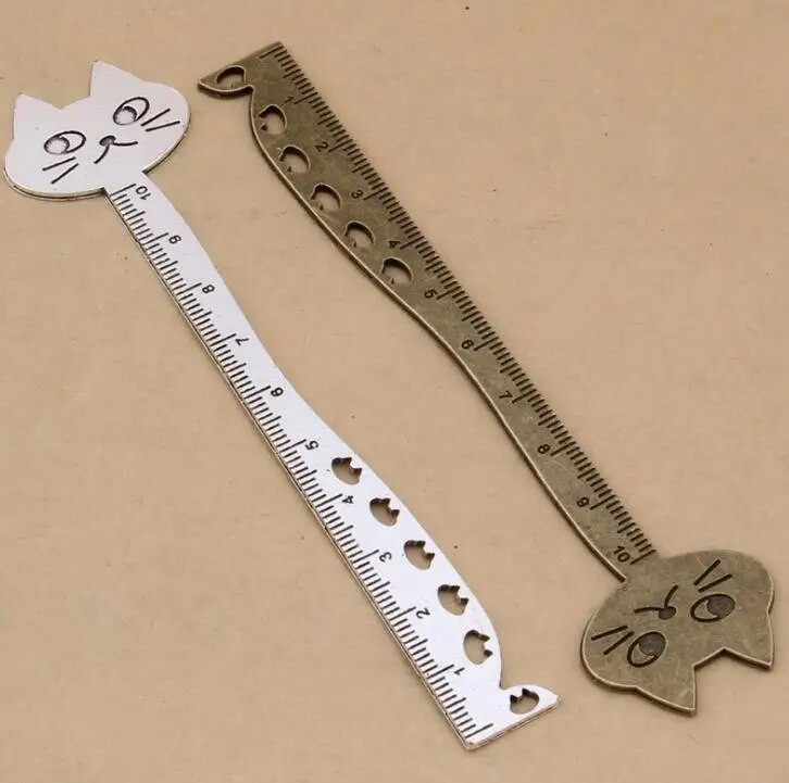 Ellen Brook 1 tk Kawaii retro vintage stiilis metallisulamist kassi pitsist joonlaud Järjehoidjad kooli kontoritarvete jaoks kirjatarbed