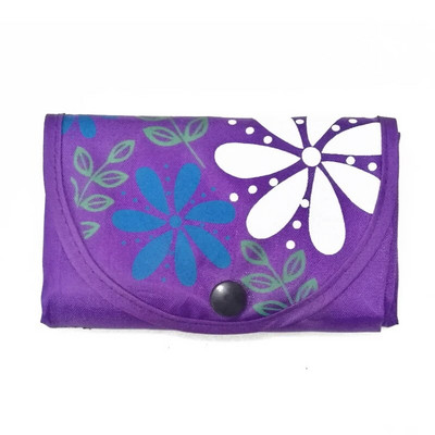 Sieviešu salokāma iepirkumu soma Lielas ietilpības pārnēsājama rokassomiņa Ikdienišķa ziedu soma, videi draudzīga iepirkumu soma, sprādze, pārtikas preču somas