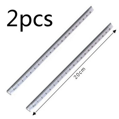 15cm /20cm Ενδιαφέρον Διαφανές Τριγωνικό Ευθύ Χάρακα Χαρτικά Σχολικά Είδη Διαθλώσιμο Φως