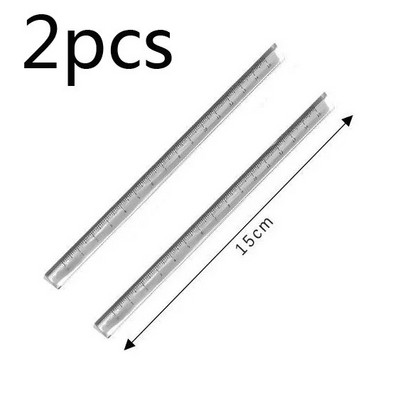 15cm /20cm Ενδιαφέρον Διαφανές Τριγωνικό Ευθύ Χάρακα Χαρτικά Σχολικά Είδη Διαθλώσιμο Φως